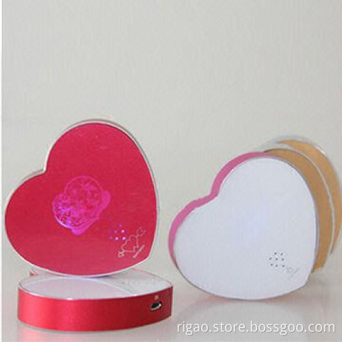 4,500mAh heart-shaped power bank for mobile phone and tablet